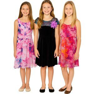 Dress BUNDLE Little Girls Summer Church Party YOUTH KIDS Size 10